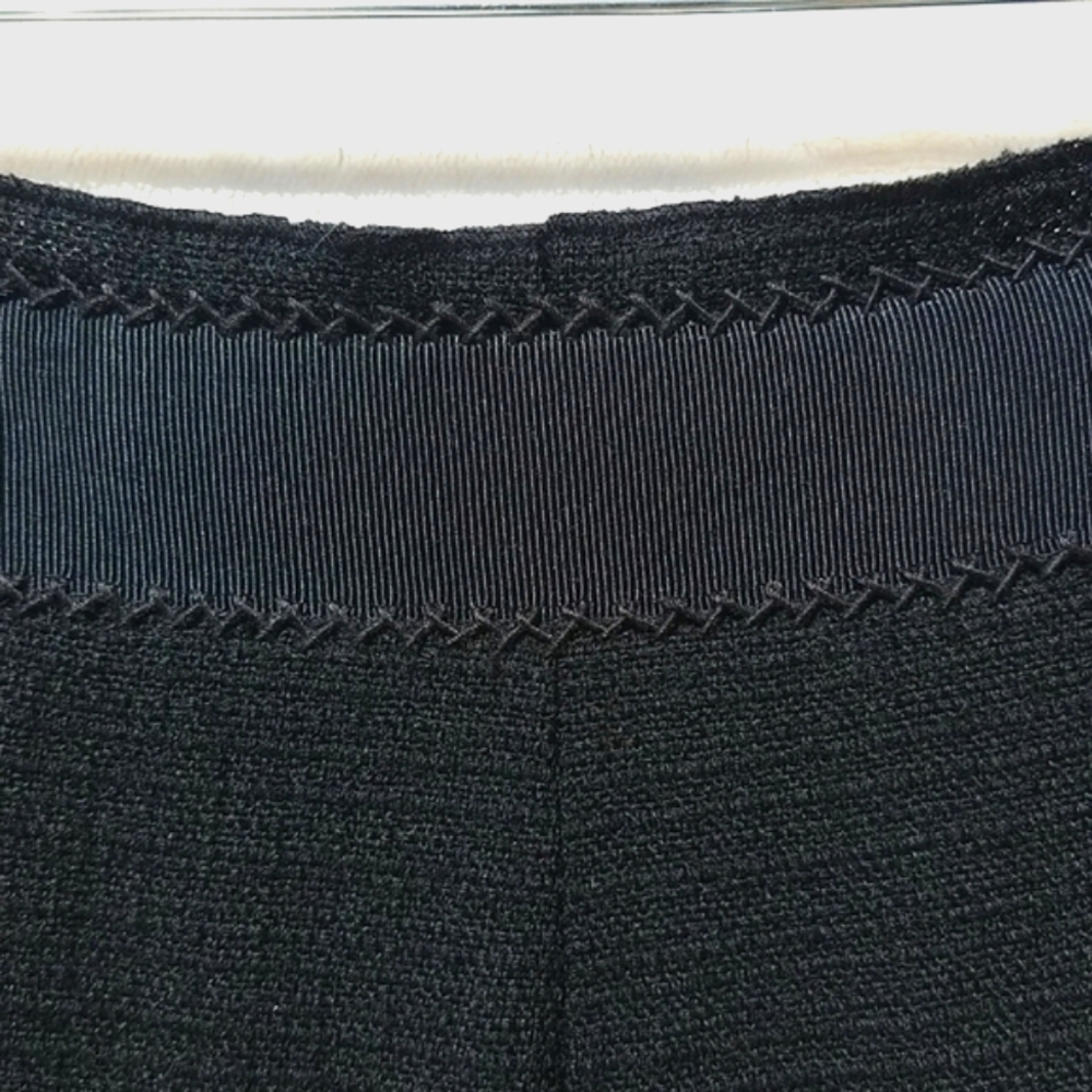 ELIE TAHARI Dorian Beaded Black Wool Skirt - NWT - Picture 3 of 8